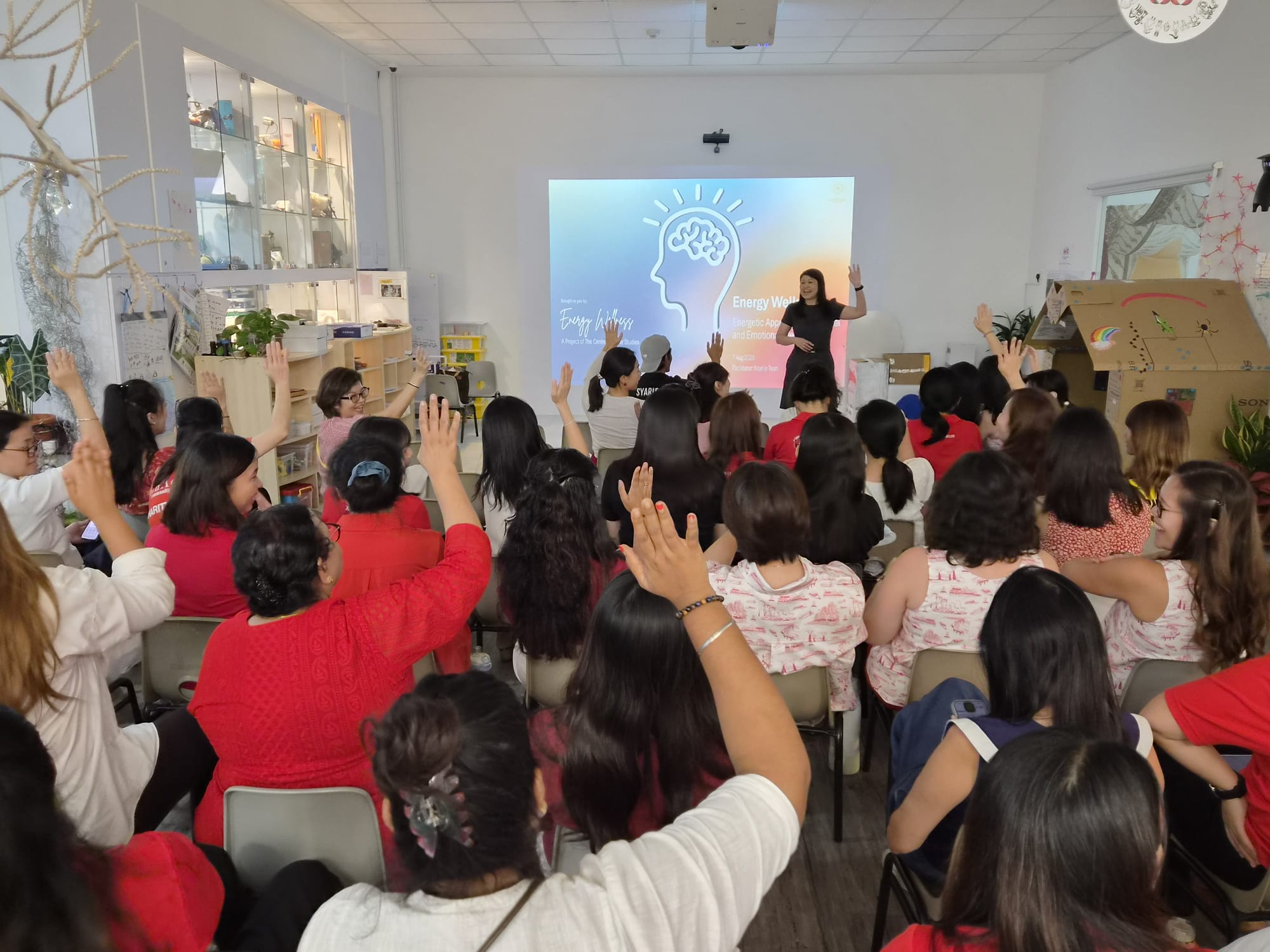 Teachers engaging during a session at EtonHouse